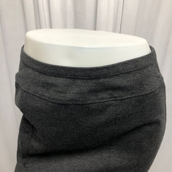 Ellen Tracy Skirt Womens Size Medium Dark Gray Stretchy Slip on Pencil Office - Picture 2 of 6